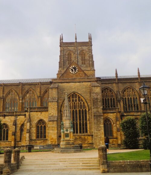 Sherborne Abbey in Sherborne Town