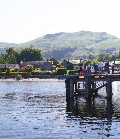 Luss Village on the West Bank of Loch Lomond, 