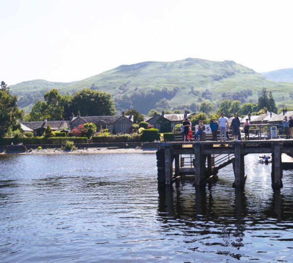 Luss Village on the West Bank of Loch Lomond