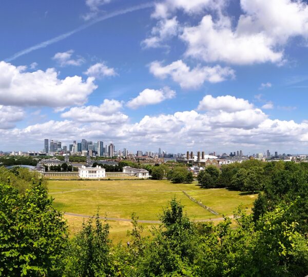 The scintillating panorama from the Royal Observatory Greenwich on a sunny summer day!